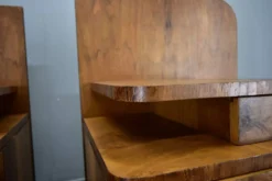Table de chevet Art Déco des années 1939, Tchécoslovaquie