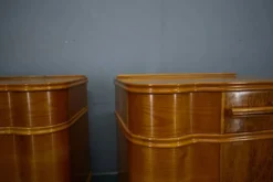 Table de chevet Art Déco des années 1939, Tchécoslovaquie