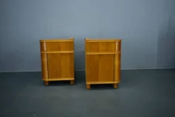 Table de chevet Art Déco des années 1939, Tchécoslovaquie