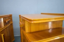 Table de chevet Art Déco des années 1939, Tchécoslovaquie