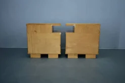 Table de chevet Art Déco des années 1939, Tchécoslovaquie