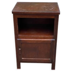 Table de chevet art déco en bois 1960