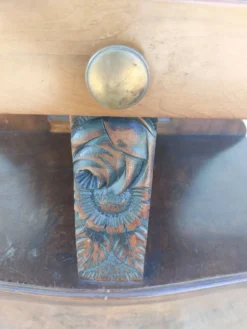 table de chevet art déco, marbre