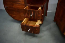 Table de chevet Art Déco rare des années 1935, Tchécoslovaquie