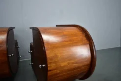 Table de chevet Art Déco rare des années 1935, Tchécoslovaquie