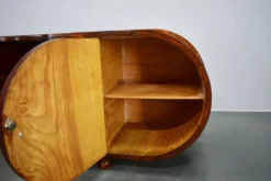 Table de chevet Art Déco rare des années 1935, Tchécoslovaquie