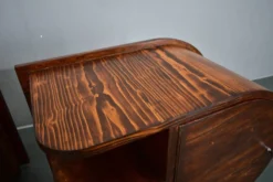 Table de chevet Art Déco rare des années 1935, Tchécoslovaquie