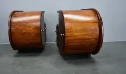 Table de chevet Art Déco rare des années 1935, Tchécoslovaquie