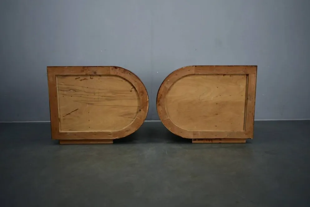 Table de chevet Art Déco rare des années 1935, Tchécoslovaquie