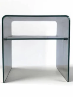 Table de chevet / bout de canapé en plexiglas (lucite) 1970's