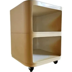 Table de chevet Componibili de milieu de siècle par Anna Castelli pour Kartell, Italie, années 1960.