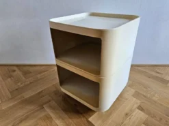 Table de chevet Componibili de milieu de siècle par Anna Castelli pour Kartell, Italie, années 1960.
