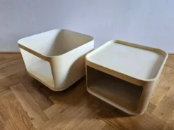 Table de chevet Componibili de milieu de siècle par Anna Castelli pour Kartell, Italie, années 1960.