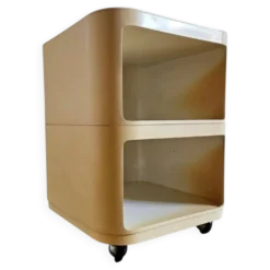 Table de chevet Componibili de milieu de siècle par Anna Castelli pour Kartell, Italie, années 1960.