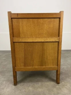 Table de chevet croisillons bois années 50