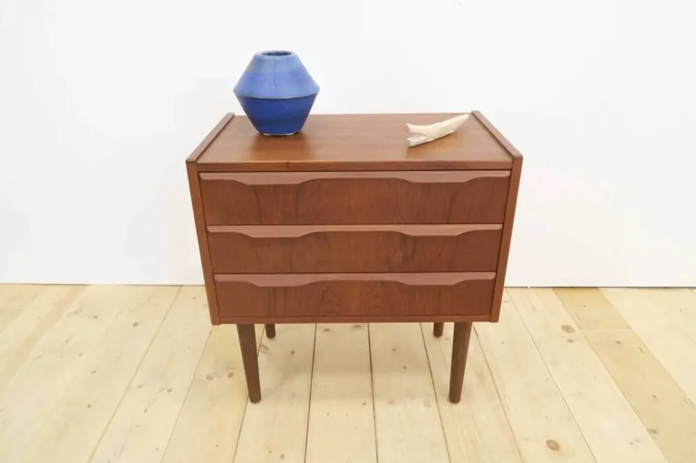 Table de chevet danoise en teck, années 1960