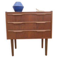 Table de chevet danoise en teck, années 1960