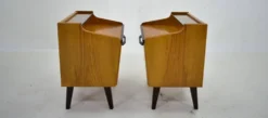 Table de chevet des années 1960 par Mojmir Požár, Tchécoslovaquie.