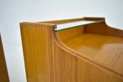 Table de chevet des années 1960 par Mojmir Požár, Tchécoslovaquie.