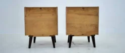 Table de chevet des années 1960 par Mojmir Požár, Tchécoslovaquie.