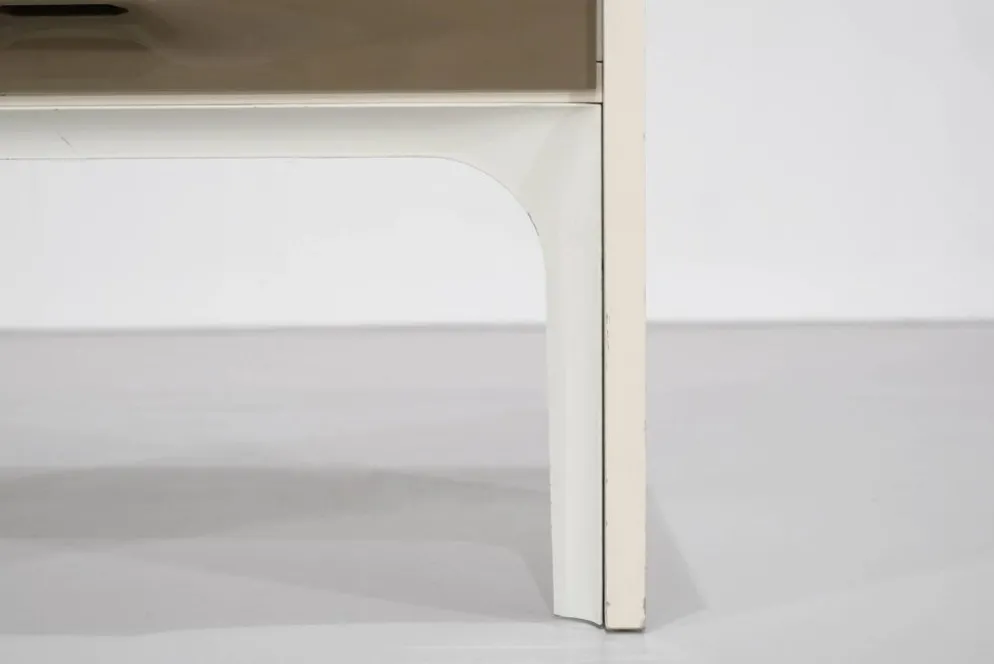 Table de chevet " DF2000 " par Raymond Loewy pour Doubinsky Frères, France,