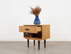 Table de chevet en chêne, design scandinave