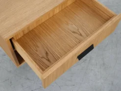 Table de chevet en chêne, design scandinave