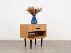 Table de chevet en chêne, design scandinave