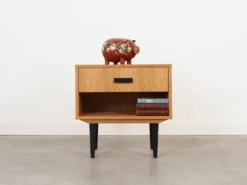 Table de chevet en chêne, design scandinave