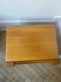 Table de chevet en orme style maison regain
