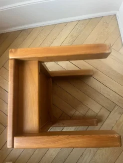 Table de chevet en orme style maison regain