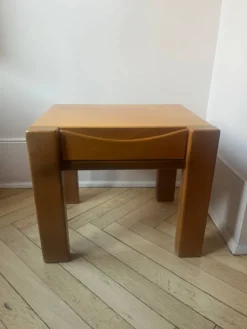 Table de chevet en orme style maison regain
