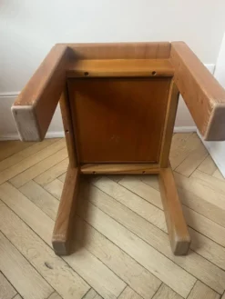 Table de chevet en orme style maison regain