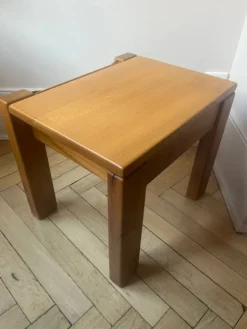 Table de chevet en orme style maison regain