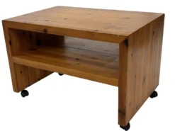 Table de chevet en pin, années 70