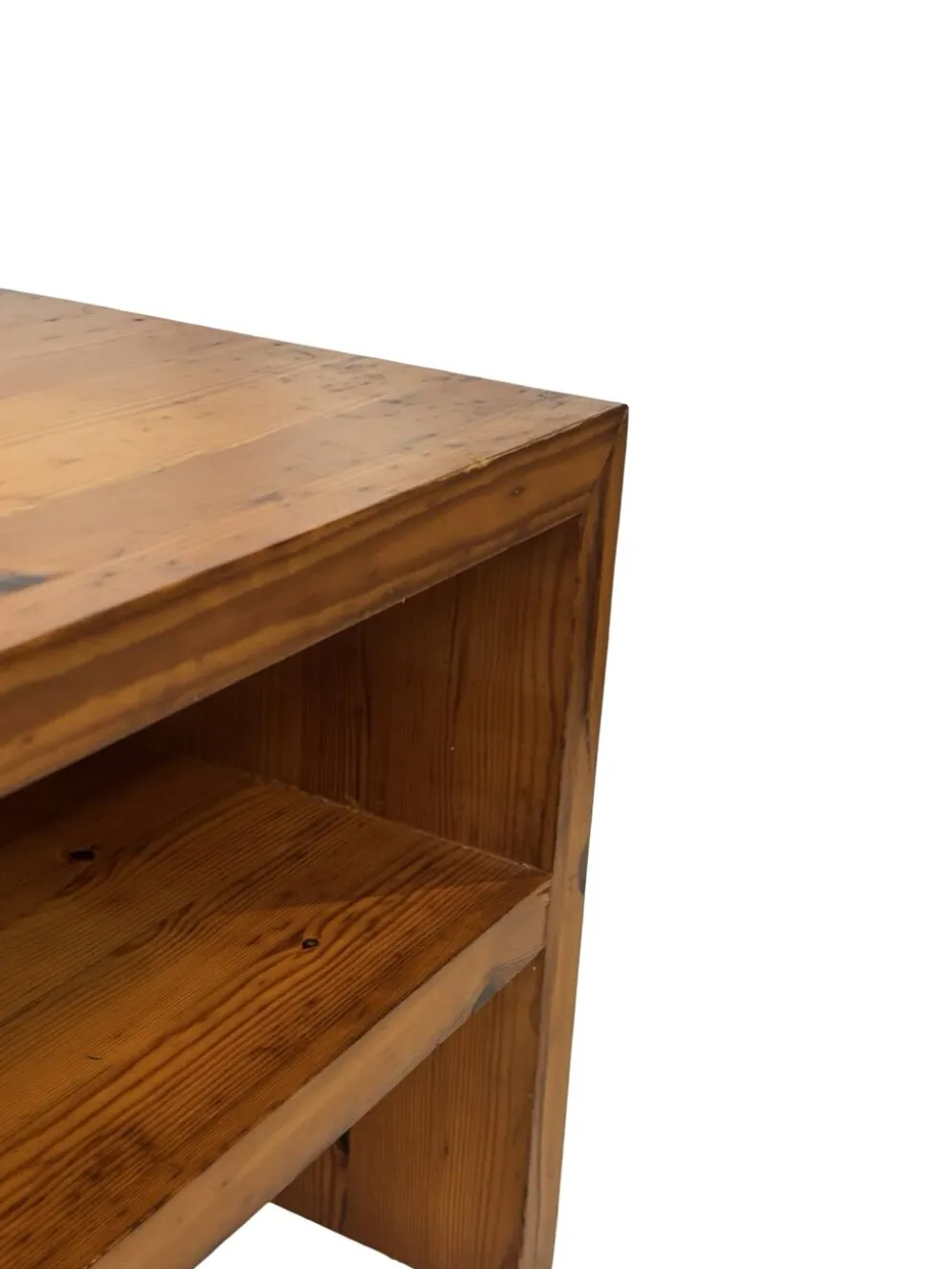 Table de chevet en pin, années 70