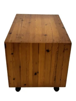 Table de chevet en pin, années 70