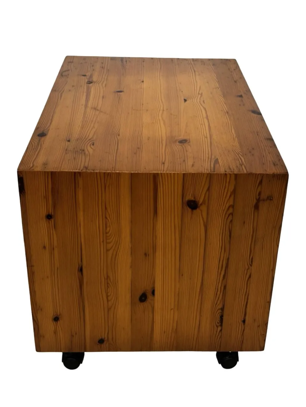 Table de chevet en pin, années 70