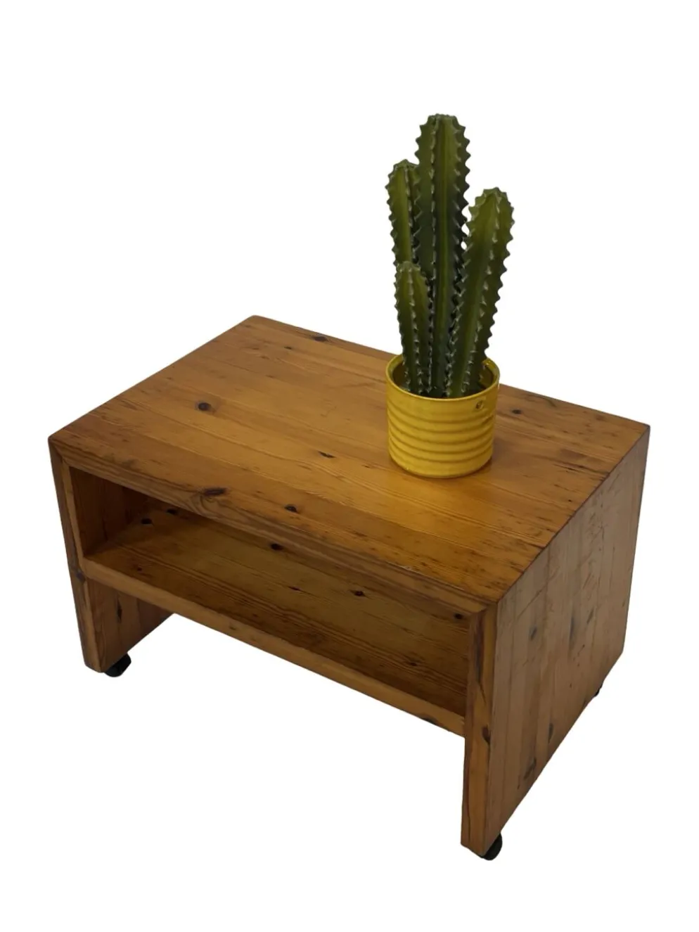 Table de chevet en pin, années 70