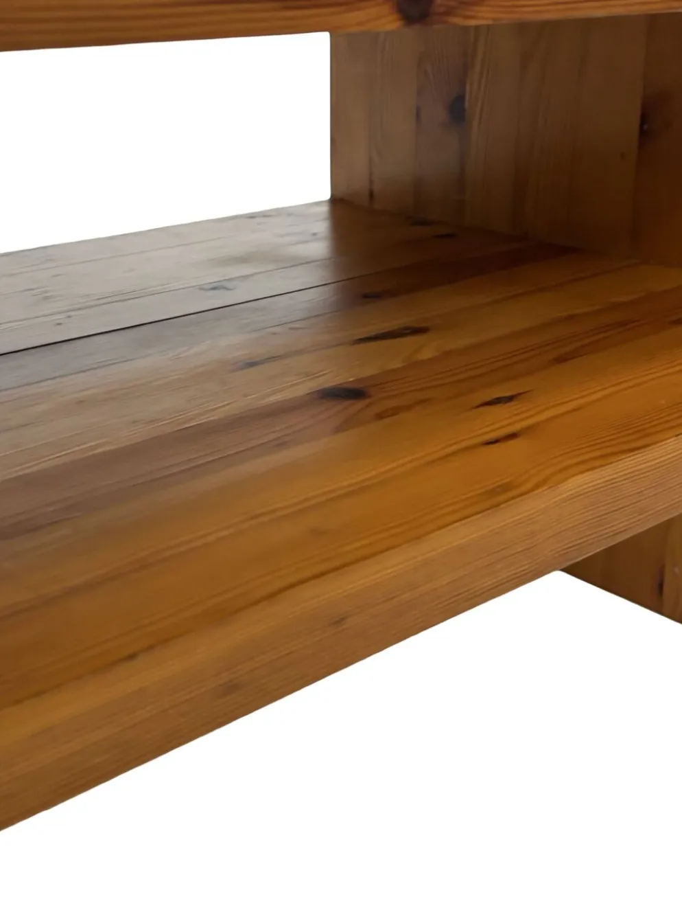 Table de chevet en pin, années 70