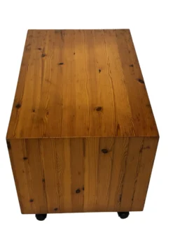 Table de chevet en pin, années 70