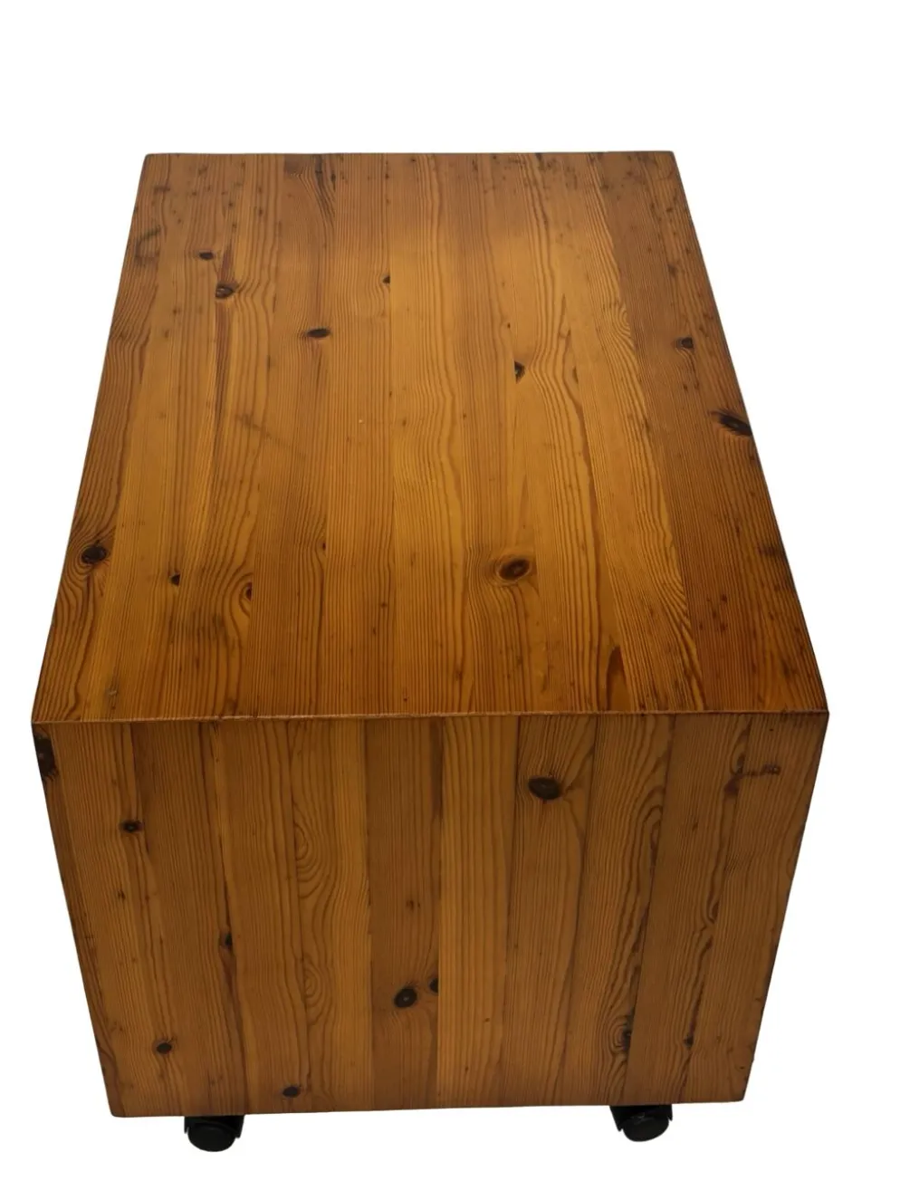 Table de chevet en pin, années 70