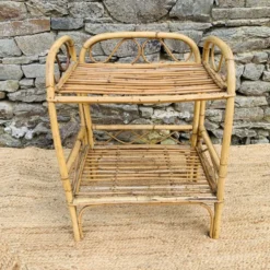 Table de chevet en rotin