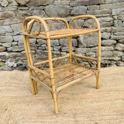 Table de chevet en rotin