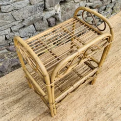 Table de chevet en rotin