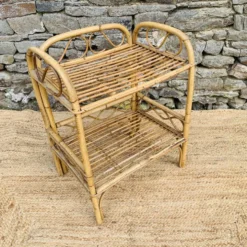Table de chevet en rotin