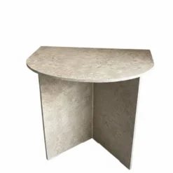 Table de chevet en travertin