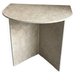 Table de chevet en travertin