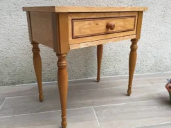 Table de chevet formica vintage