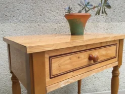 Table de chevet formica vintage